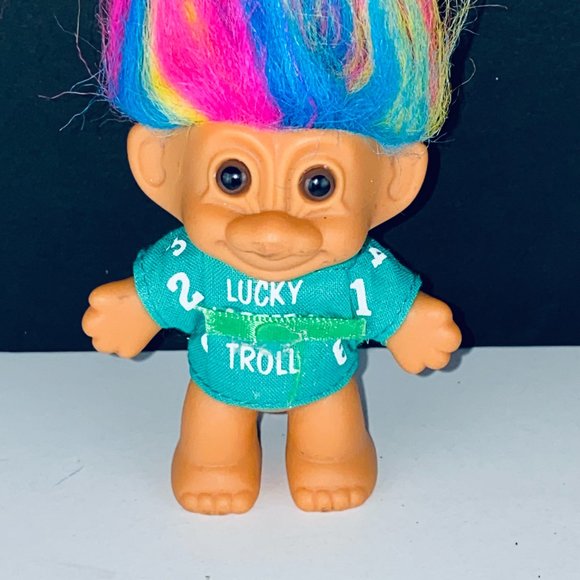 Russ Lucky Lottery Troll Doll With Rainbow Hair Pretend Play Toy Figure - Picture 2 of 3